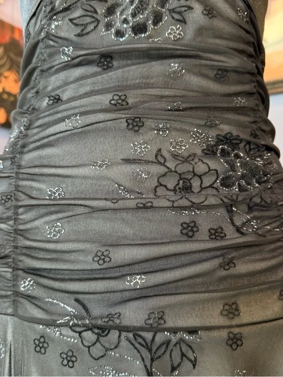 Vintage Y2K Taboo Asymmetrical Whimsigoth Witchy Fairy Halter Cocktail Dress - Picture 5 of 10